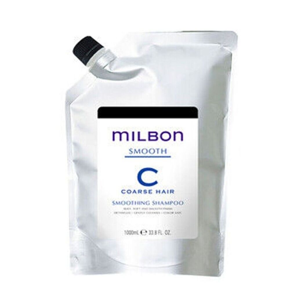 Milbon Smooth Smoothing Shampoo Coarse Hair 33.8 oz Refill 33.8 oz